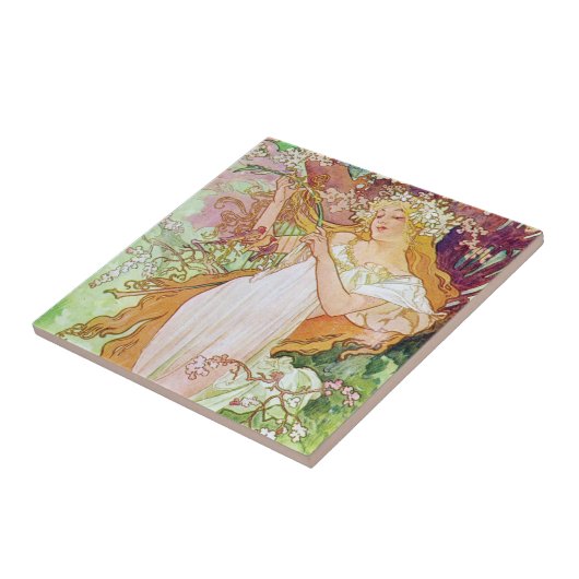 春女神 タイル (側面)