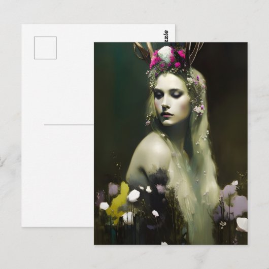 春女神 ポストカード (正面/裏面)