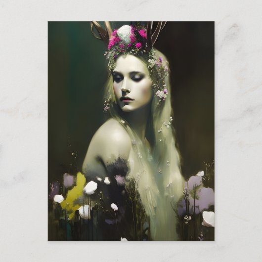 春女神 ポストカード (正面)