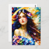 春女神 ポストカード (正面/裏面)