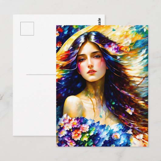 春女神 ポストカード (正面/裏面)