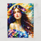 春女神 ポストカード (正面)