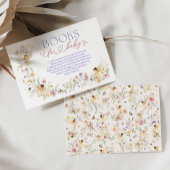 春妖精の山花牧草地の本のためのベビーガール エンクロージャーカード