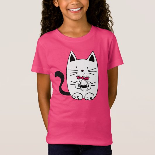 春子猫 Tシャツ (正面)