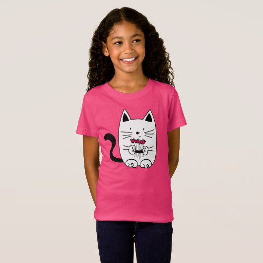 春子猫 Tシャツ (正面フル)