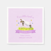 春子羊かわいい紫色の一誕生日をスキップ