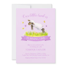 春子羊かわいい紫色の一誕生日をスキップ