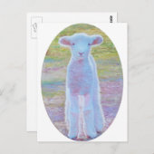 春子羊はがき ポストカード (正面/裏面)