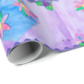 春季ハート- Kids Art for CHOC ラッピングペーパー (ロールコーナー)