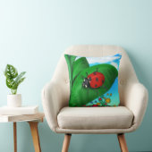 春季レディーバグ クッション (椅子)