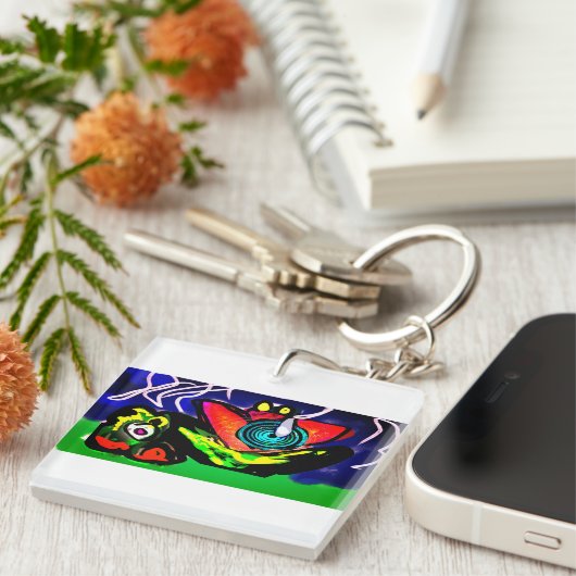 春季花蛙 キーホルダー (正面右)