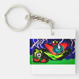 春季花蛙 キーホルダー