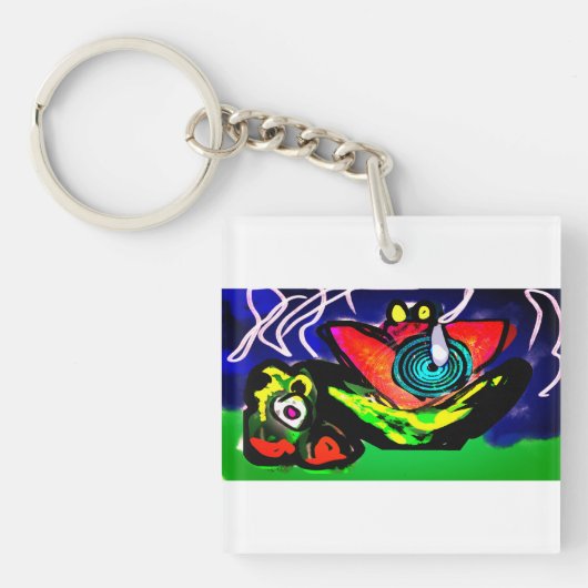 春季花蛙 キーホルダー (正面)