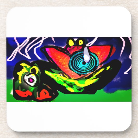 春季花蛙 コースター (正面)