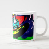 春季花蛙 ジャンボコーヒーマグカップ (右)