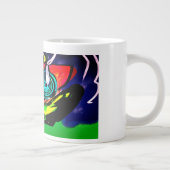 春季花蛙 ジャンボコーヒーマグカップ (右)