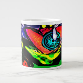 春季花蛙 ジャンボコーヒーマグカップ