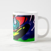 春季花蛙 ジャンボコーヒーマグカップ (右)