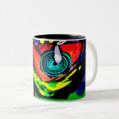 春季花蛙 ツートーンマグカップ (正面右)