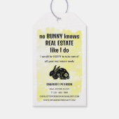 春実在イースターポップ・アートのエステート ギフトタグ (裏面)