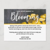 春実在エテートマーケティングはがき | カスタム時代 案内ポストカード (裏面)