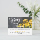 春実在エテートマーケティングはがき | カスタム時代 案内ポストカード (スタンド正面)