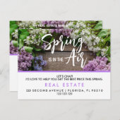 春実在エテートマーケティングはがき | カスタム時代 案内ポストカード (正面/裏面)