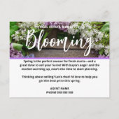 春実在エテートマーケティングはがき | カスタム時代 案内ポストカード (裏面)