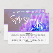 春実在エテートマーケティングはがき | カスタム時代 案内ポストカード (正面/裏面)