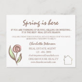 春実在エテートマーケティング農業 ポストカード (正面)