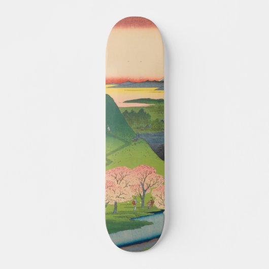 春富士ヴィンテージ浮世絵日本の スケートボード (正面)