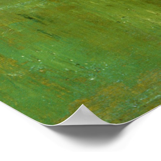 春寓意ヴィンテージ風景ファインアートポスター ポスター (角)