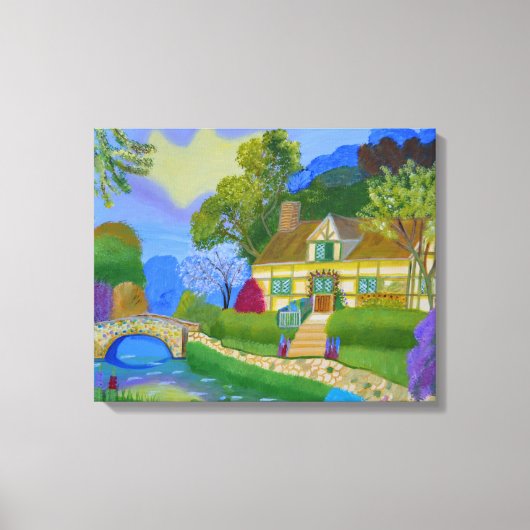 春小屋 キャンバスプリント (正面)