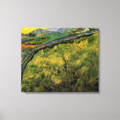 春小麦のフィールド、日の出Vincent vanゴッホ キャンバスプリント (正面)