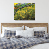 春小麦のフィールド、日の出Vincent vanゴッホ キャンバスプリント (インサイチュ (寝室))