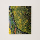 春小麦のフィールド、日の出Vincent vanゴッホ ジグソーパズル (縦)