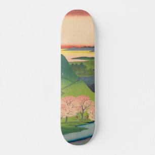 春山富士ヴィンテージ浮世絵日本の画 スケートボード