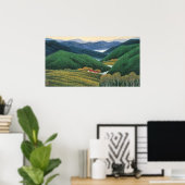 春山脈 ポスター (ホームオフィス)