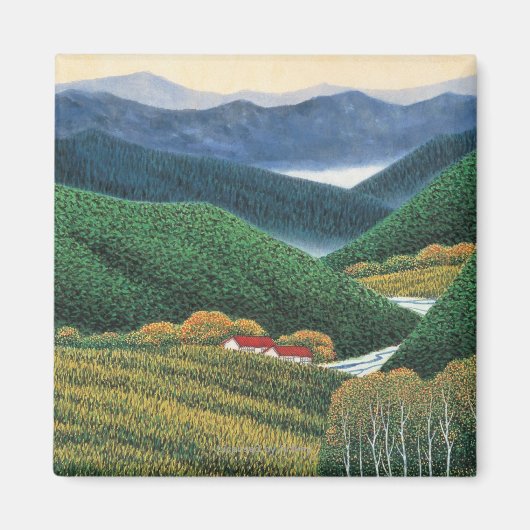 春山脈 マグネット (正面)