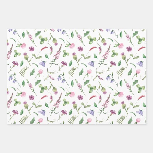 春山花エッセンシャルラッピング紙シート ラッピングペーパーシート (正面)