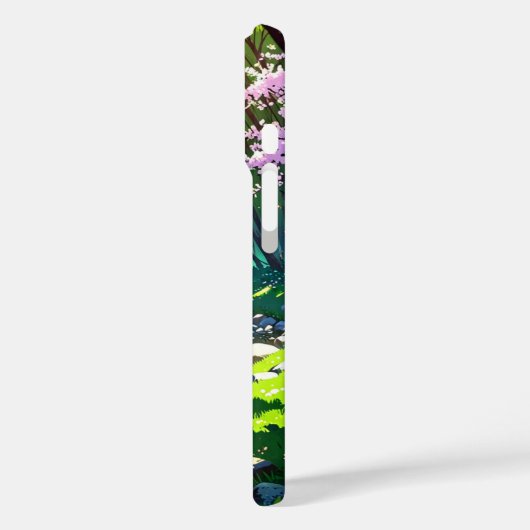 春川の森 – アニメ風景 Case-Mate iPhoneケース (裏面 / 左)