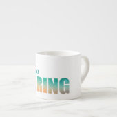 春幾何学フォントエスプレッソマグ エスプレッソカップ (正面右)