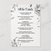 春庭園の結婚式 エンクロージャーカード (正面)