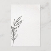 春庭園の結婚式 エンクロージャーカード (裏面)