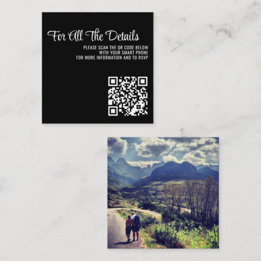 春庭園の結婚式 エンクロージャーカード (正面/裏面)