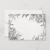 春庭園の結婚式 出欠カード (裏面)