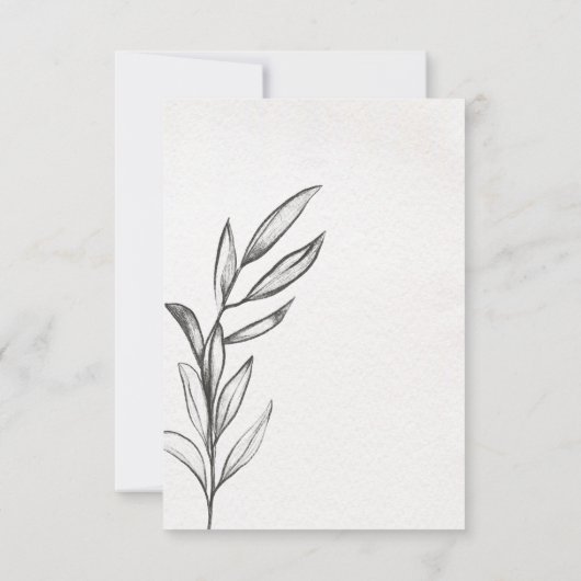 春庭園の結婚式 出欠カード (裏面)