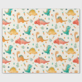 春恐竜 ラッピングペーパー (フラット)