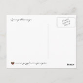 春恵みウクライナフォークアート ポストカード (裏面)