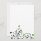 春愛招待状 招待状 (裏面)